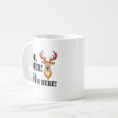 Oh Deer 70. Geburtstag Kaffee Tasse (Vorderseite Links)