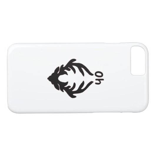 Oh Deer Artistic Clean Style Case-Mate iPhone Hülle (Rückseite (Horizontal))