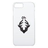 Oh Deer Artistic Clean Style Case-Mate iPhone Hülle (Rückseite)