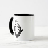Oh Deer Artistic Clean Style Tasse (Vorderseite Links)