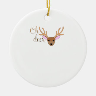 Oh Deer Artistic Style Ornament