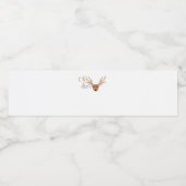 Oh Deer Artistic Style Wasserflaschenetikett (Einzelnes Label)