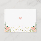 Oh Deer Baby Dusche Sprinkle Girl Buy Request Begleitkarte (Rückseite)