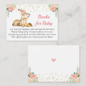 Oh Deer Baby Dusche Sprinkle Girl Buy Request Begleitkarte (Vorne/Hinten)