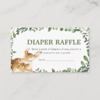 Oh Deer Baby Dusche Windeln Raffle