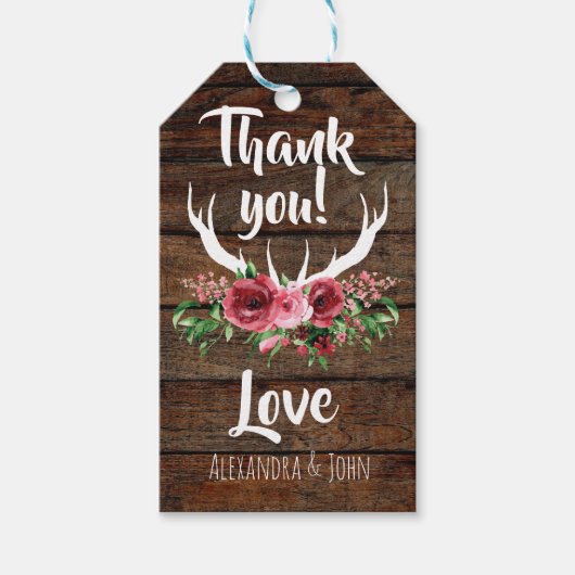 Oh Deer Baby Duwer Geschenktasten Geschenkanhänger (Vorderseite)