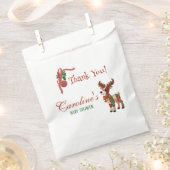 Oh, Deer! Baby’s Here! – Christmas Baby Shower Geschenktütchen (Ausgeschnitten)