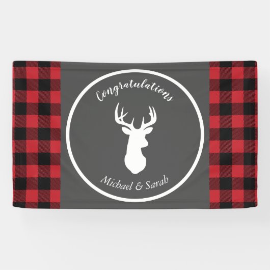 Oh Deer Baby Shower Banner (Horizontal)