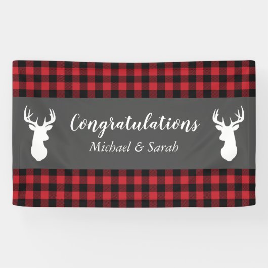 Oh Deer Baby Shower Banner (Horizontal)