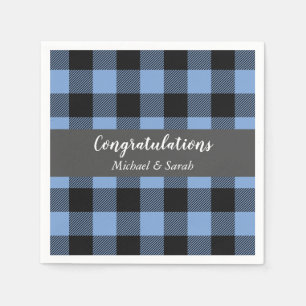 Oh Deer Baby SHower Blue Boy Serviette