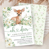 Oh Deer Baby Shower Gender Neutral Einladung