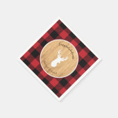 Oh Deer Baby Shower Serviette (Ecke)