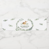 Oh Deer Baby Shower Wasserflaschenetikett (Einzelnes Label)