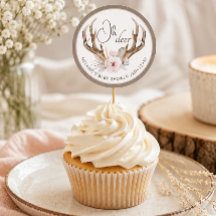 Oh Deer Baby Showsticker - Woodland Water