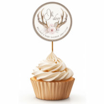 Oh Deer Baby Showsticker - Woodland Water