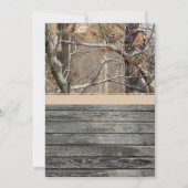 Oh Deer Birthday Einladung - Junge (Rückseite)