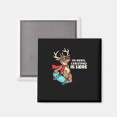 Oh Deer Christmas Celebration Holiday Design  Magnet (Vorderseite/Rückseite)