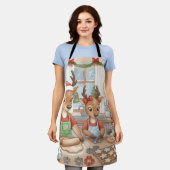 Oh Deer, Christmas Is Here! Apron Schürze (Getragen)
