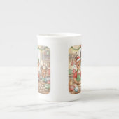 Oh Deer, Christmas Is Here! Coffee Mug Porzellantasse (Vorderseite)