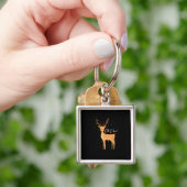 Oh Deer Christmas Light Pajama Cute Reindeer Holid Schlüsselanhänger (Hand)