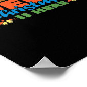 Oh Deer Christmas Too Classic Holiday Style Poster (Ecke)