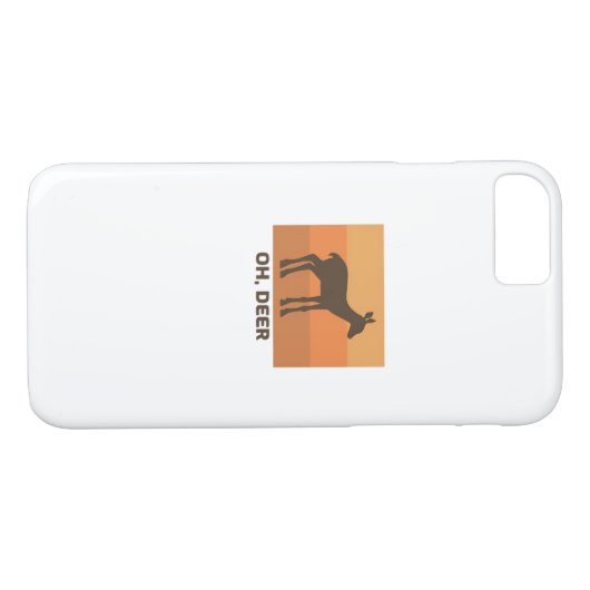 Oh Deer Classic Simple Design Case-Mate iPhone Hülle (Rückseite (Horizontal))