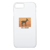 Oh Deer Classic Simple Design Case-Mate iPhone Hülle (Rückseite)