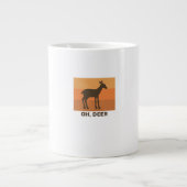 Oh Deer Classic Simple Design Jumbo-Tasse (Vorderseite)