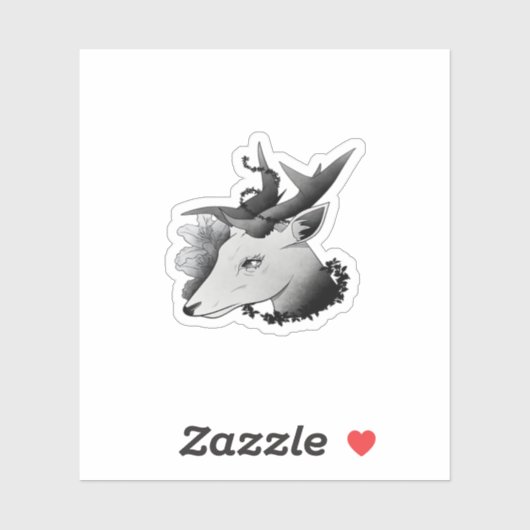 Oh Deer Classic Style Aufkleber (Blatt)