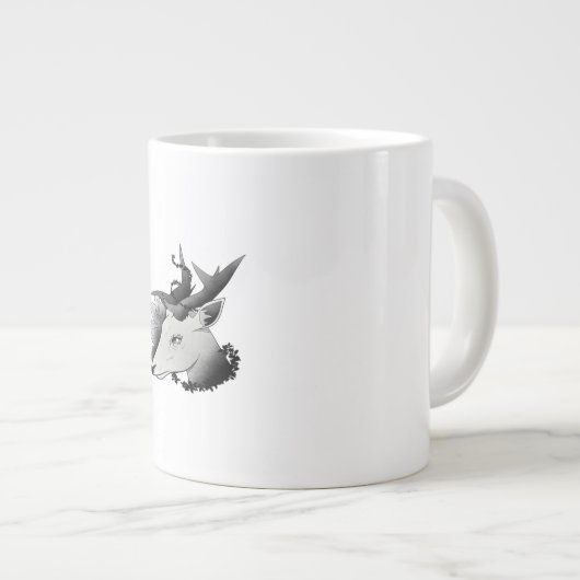 Oh Deer Classic Style  Jumbo-Tasse (Vorderseite Rechts)