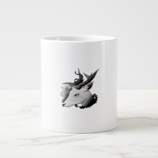 Oh Deer Classic Style Jumbo-Tasse (Vorderseite)