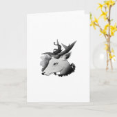 Oh Deer Classic Style Karte (Gelbe Blume)