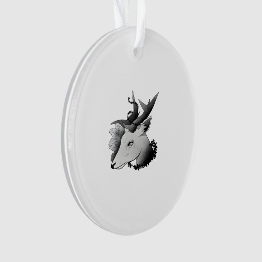Oh Deer Classic Style Ornament (Vorderseite)