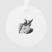 Oh Deer Classic Style Ornament (Vorderseite)