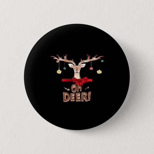 Oh Deer Classic Vibe Button (Vorderseite)