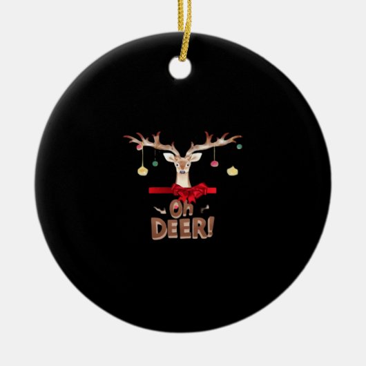 Oh Deer Classic Vibe Keramik Ornament (Vorne)