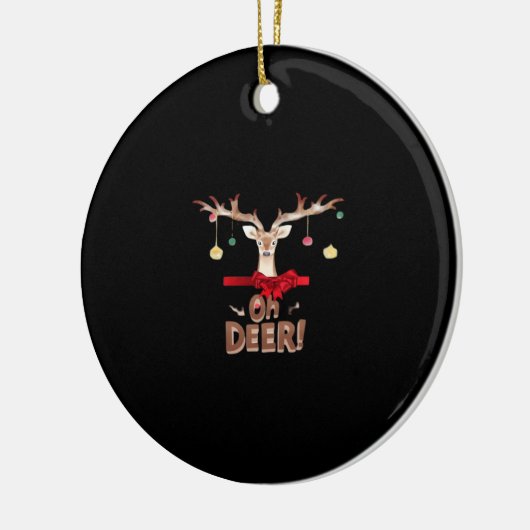 Oh Deer Classic Vibe Keramik Ornament (Links)