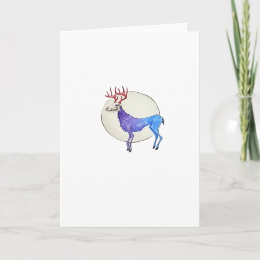 Oh Deer Clean Graphic Style Karte (Vorderseite)