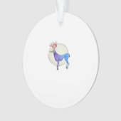 Oh Deer Clean Graphic Style Ornament (Vorderseite)