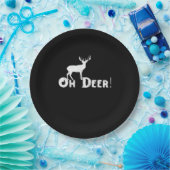 Oh Deer Clean Graphic Style Pappteller (Party)