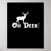 Oh Deer Clean Graphic Style  Poster (Vorne)