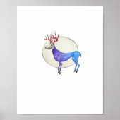 Oh Deer Clean Graphic Style  Poster (Vorne)