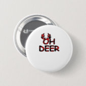 Oh Deer Clean Layout Button (Vorne & Hinten)