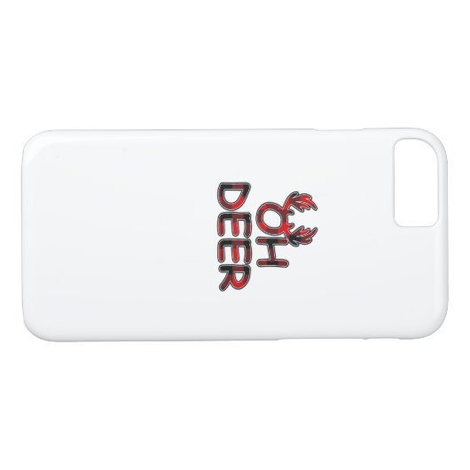 Oh Deer Clean Layout Case-Mate iPhone Hülle (Rückseite (Horizontal))