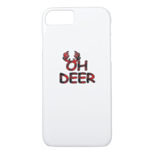 Oh Deer Clean Layout Case-Mate iPhone Hülle (Rückseite)