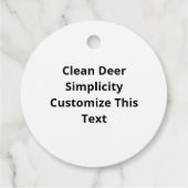 Oh Deer Clean Layout Geschenkanhänger (Rückseite)