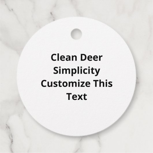 Oh Deer Clean Layout Geschenkanhänger (Rückseite)