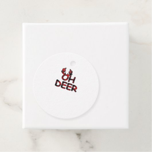 Oh Deer Clean Layout Geschenkanhänger (Beispiel)