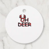 Oh Deer Clean Layout Geschenkanhänger (Vorderseite)