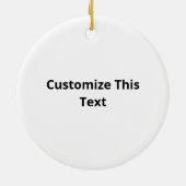 Oh Deer Clean Layout Keramik Ornament (Hinten)